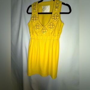 EUC KARTA Yellow Dress Size Small